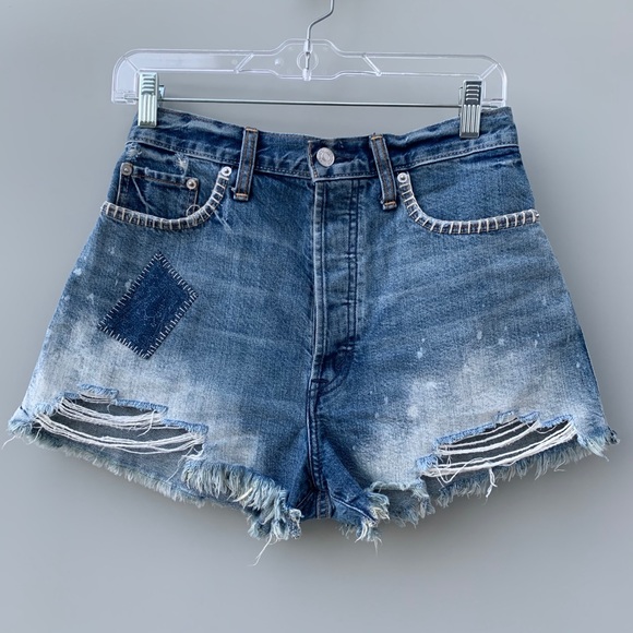 Abercrombie & Fitch Pants - Abercrombie & Fitch High Waisted Jean Shorts